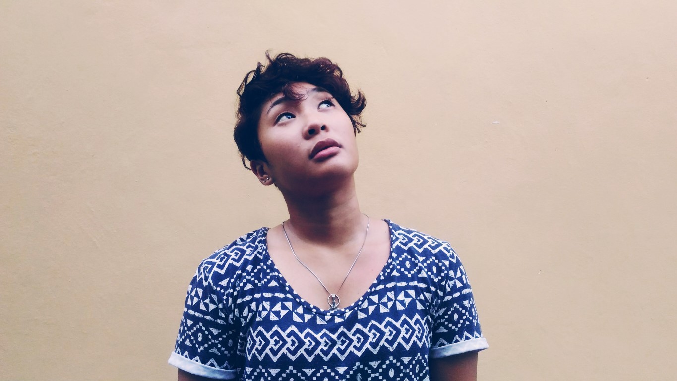 looking up