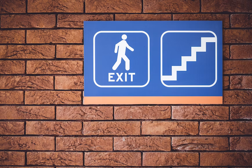 Exit signage